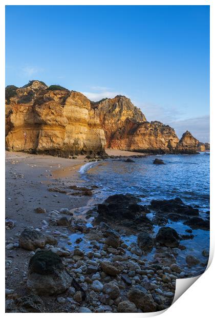 Algarve Coast From Camilo Beach In Portugal Print by Artur Bogacki