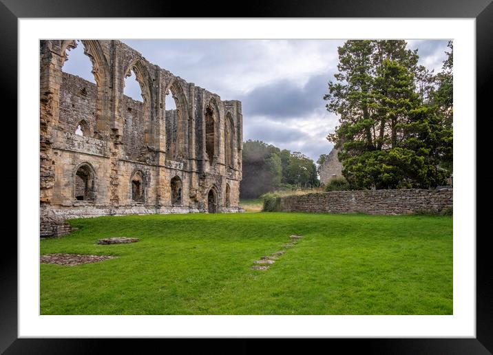 Easby Abbey Richmond Framed Mounted Print by Steve Smith