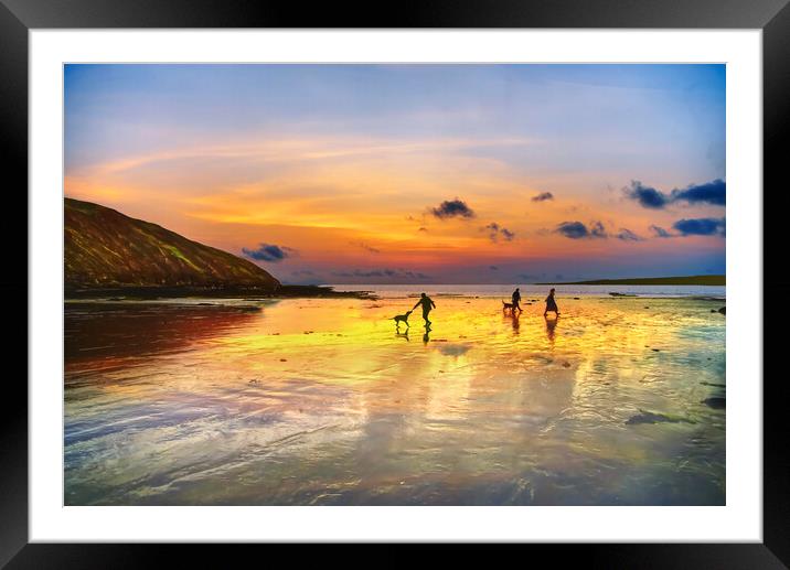 Filey Framed Mounted Print by Alison Chambers