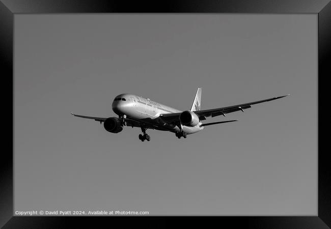 Air Canada Boeing 787-9   Framed Print by David Pyatt