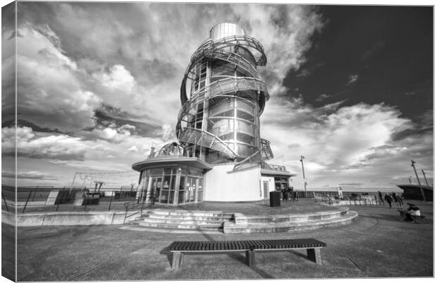 Redcar Beacon Canvas Print by Alison Chambers