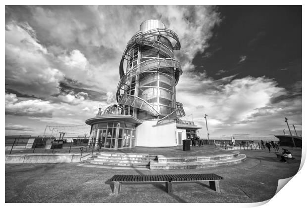 Redcar Beacon Print by Alison Chambers
