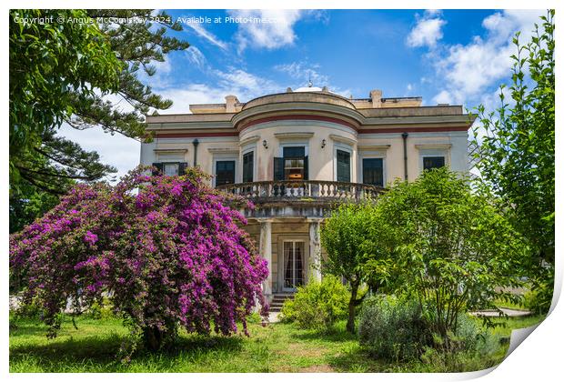 Villa Mon Repos, Island of Corfu, Greece Print by Angus McComiskey