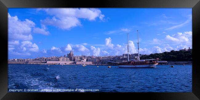 Valletta, Malta Framed Print by Graham Lathbury