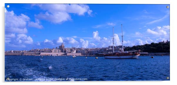 Valletta, Malta Acrylic by Graham Lathbury