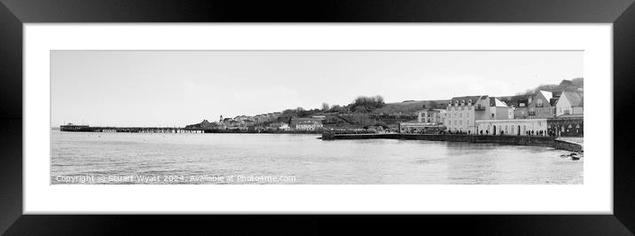 Swanage Pier and Quayside Framed Mounted Print by Stuart Wyatt