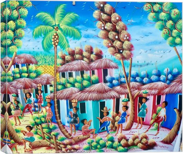 Caribbean Art Canvas Print by Sheila Ramsey