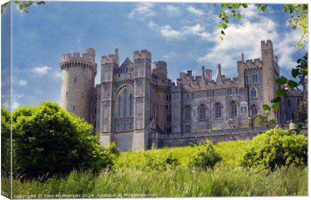 Arundel Castle Canvas Print by Tom McPherson