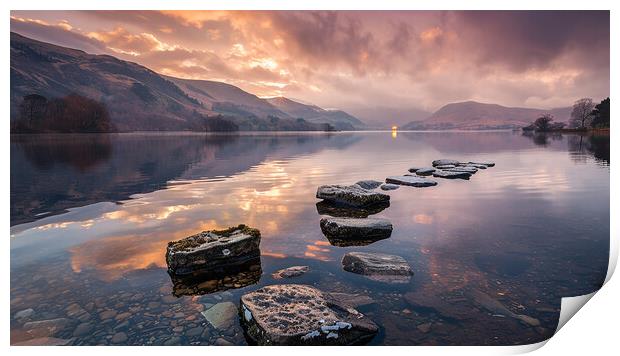 Ullswater Lake District Print by Steve Smith