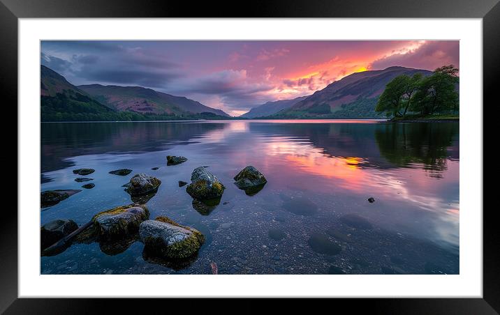 Ullswater Lake District Framed Mounted Print by Steve Smith