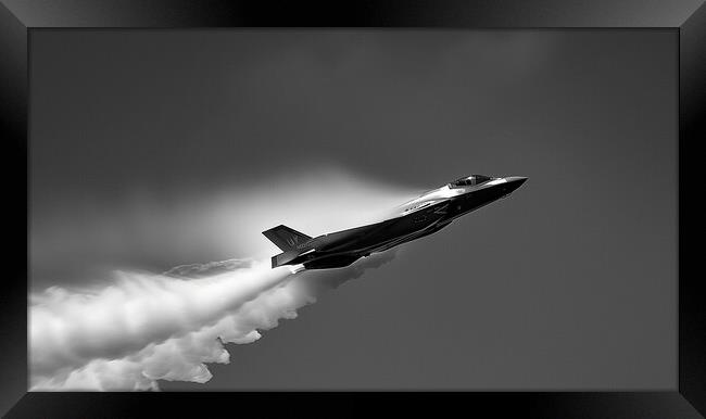 Lockheed Martin F35B Lightning II Framed Print by Airborne Images