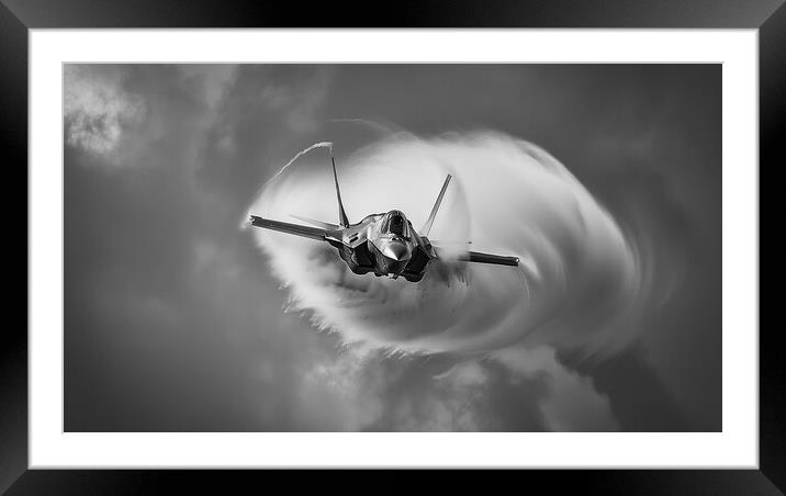 Lockheed Martin F35B Lightning II Framed Mounted Print by Airborne Images