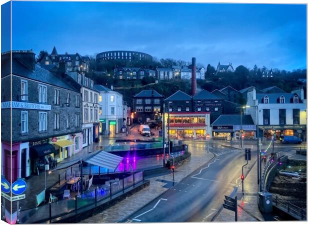 Oban at Dusk, Scotland Canvas Print by Rob Cole