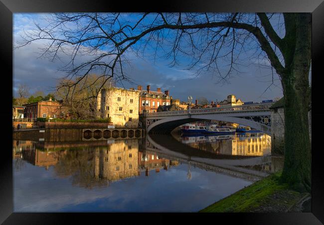 River Ouse York Framed Print by Alison Chambers