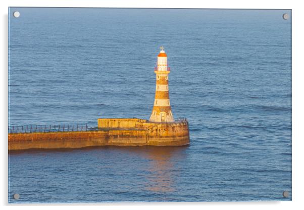 Roker Lighthouse Acrylic by Apollo Aerial Photography
