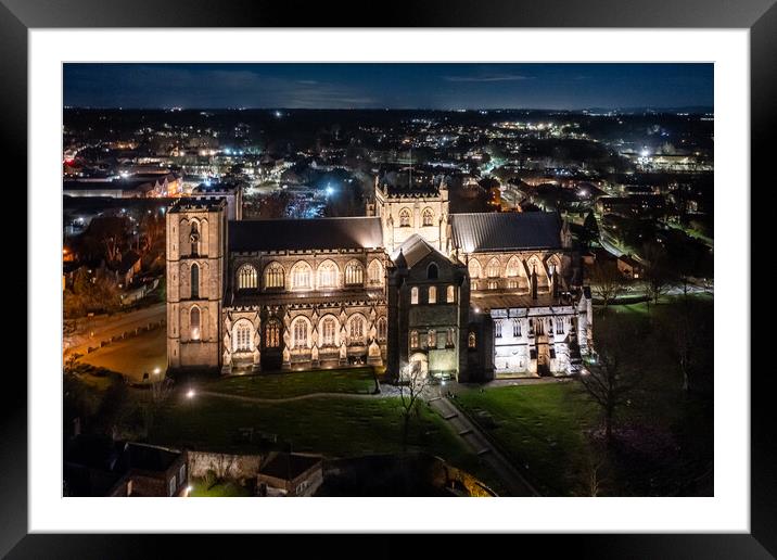 Ripon Cathedral Framed Mounted Print by Apollo Aerial Photography