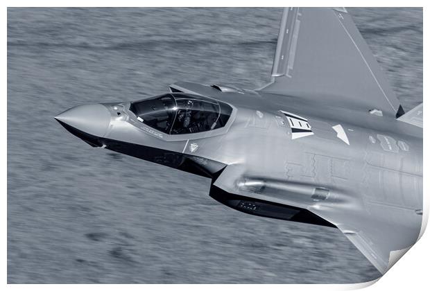 USAF F35A Lightning II Print by J Biggadike