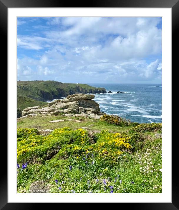 Lands End Framed Mounted Print by Sheila Ramsey
