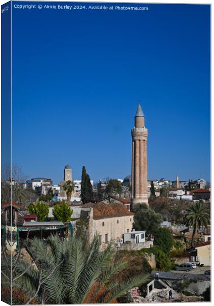 Yivli Minaret Canvas Print by Aimie Burley