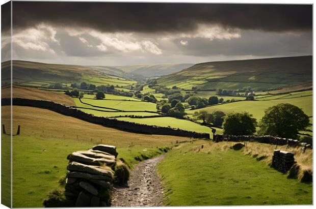 Yorkshire Dales Canvas Print by Picture Wizard