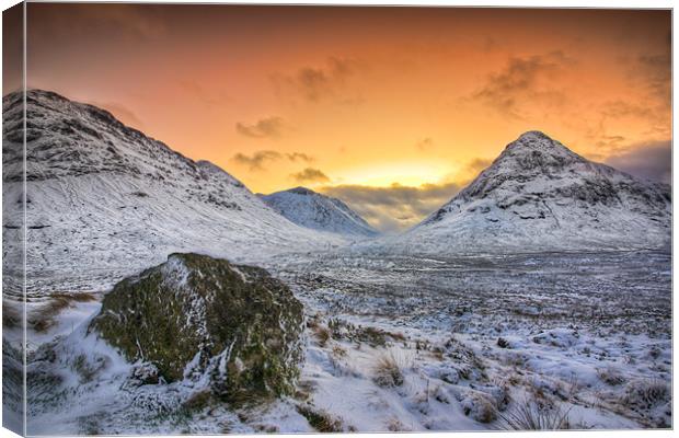 Buachaille Etive Mor Canvas Print by Andrew Jack