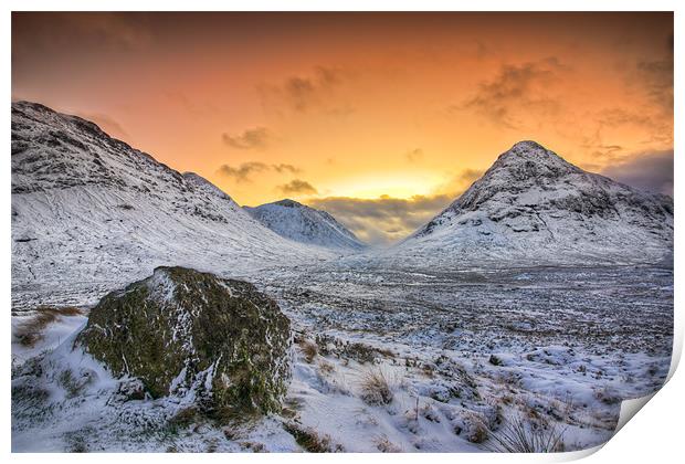 Buachaille Etive Mor Print by Andrew Jack