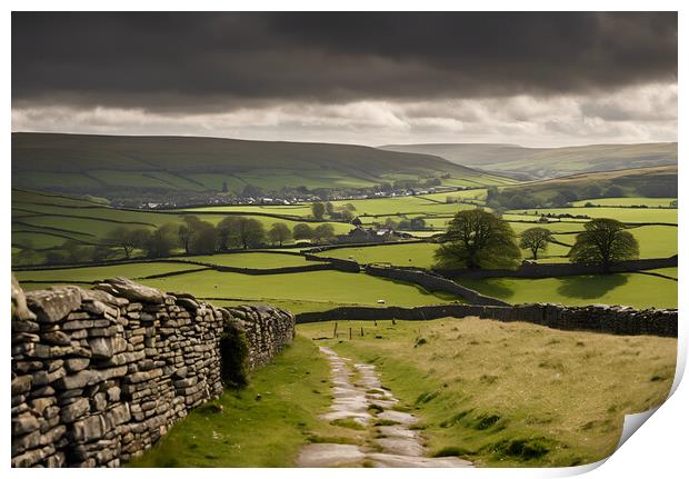 Yorkshire Dales Print by Picture Wizard