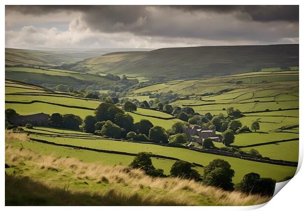 Yorkshire Dales Print by Picture Wizard