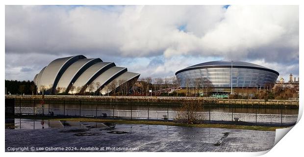 Glasgow SEC and Hydro Print by Lee Osborne