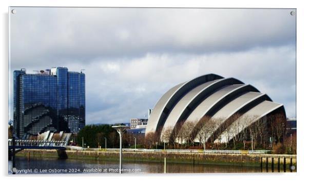 SEC Armadillo, Glasgow Acrylic by Lee Osborne