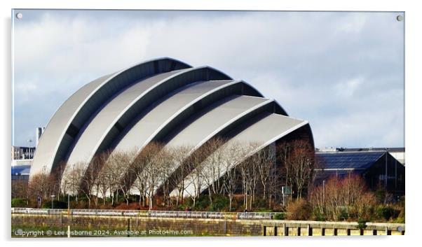 SEC Armadillo, Glasgow  Acrylic by Lee Osborne