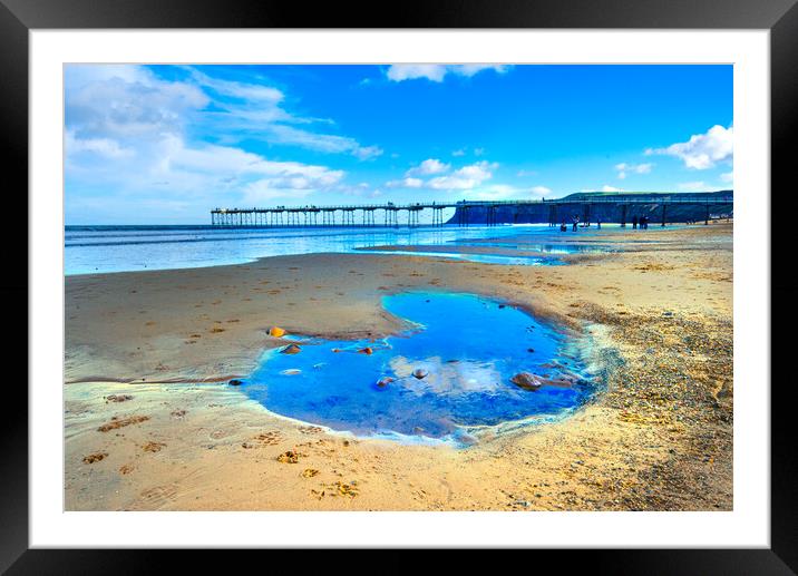 Love Saltburn Framed Mounted Print by Alison Chambers