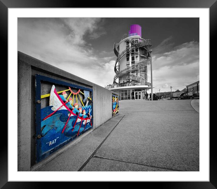 Redcar Seafront  Framed Mounted Print by Alison Chambers