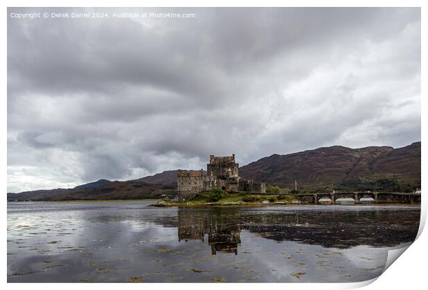 Eilean Donan Castle, Dornie, Scotland Print by Derek Daniel