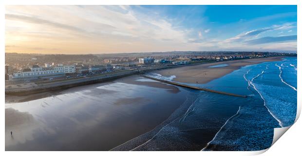Whitburn Sands Print by Apollo Aerial Photography