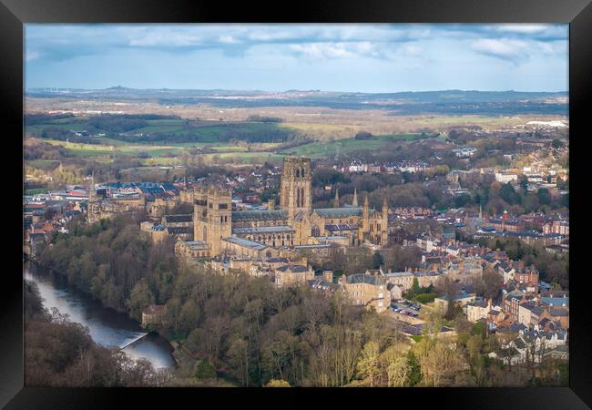 Durham Cathedral Framed Print by Apollo Aerial Photography