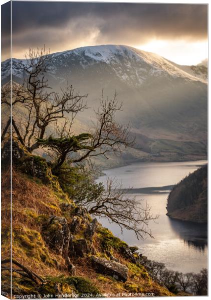 Haweswater .Lake District Canvas Print by John Henderson
