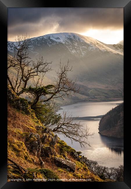 Haweswater .Lake District Framed Print by John Henderson