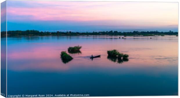 Colours of the Mekong Canvas Print by Margaret Ryan