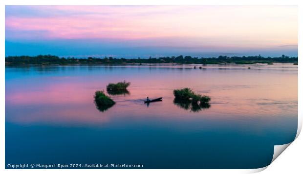 Colours of the Mekong Print by Margaret Ryan