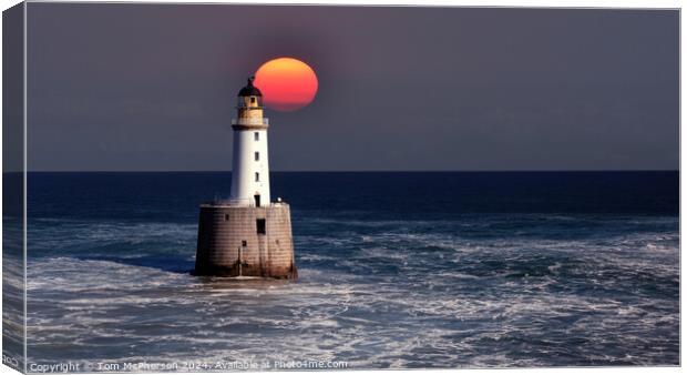 Rattray Head Lighthouse Canvas Print by Tom McPherson