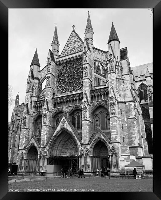Westminster Abbey  Framed Print by Sheila Ramsey