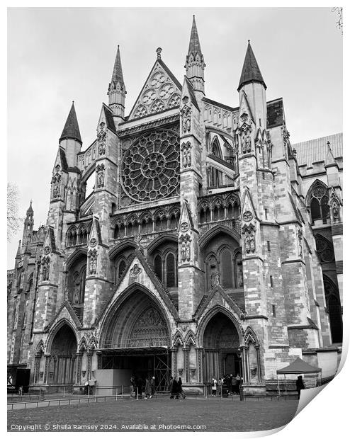 Westminster Abbey  Print by Sheila Ramsey
