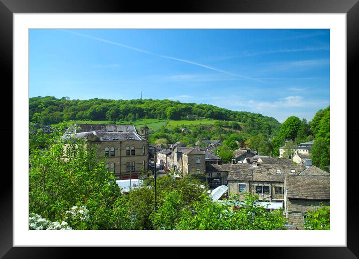 Hebden Bridge Framed Mounted Print by Alison Chambers