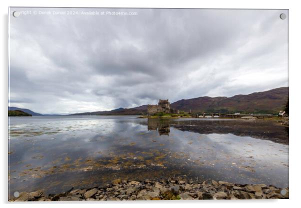 Eilean Donan Castle, Dornie, Scotland Acrylic by Derek Daniel