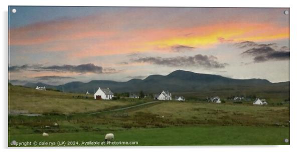 isle of skye sheep Acrylic by dale rys (LP)