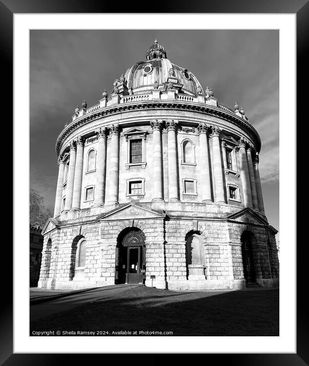 The Radcliffe Camera Framed Mounted Print by Sheila Ramsey