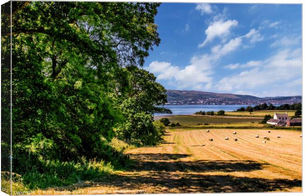Scottish Landscape from Ardardan Estate Canvas Print by RJW Images