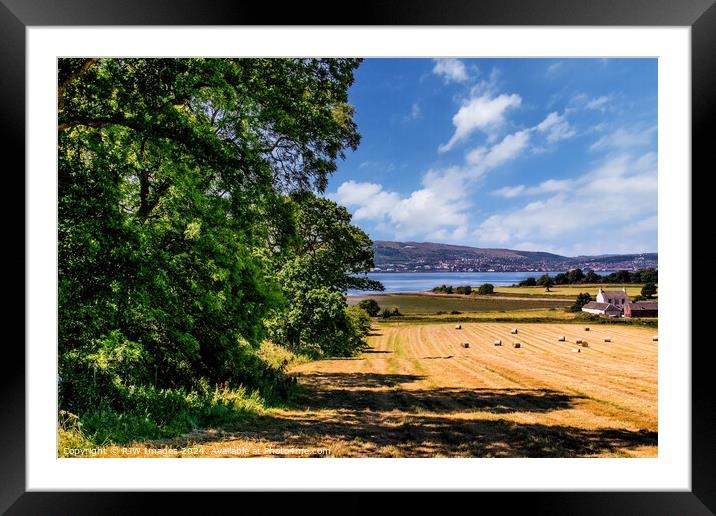 Scottish Landscape from Ardardan Estate Framed Mounted Print by RJW Images