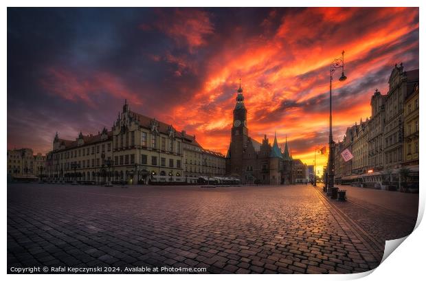 Sky cloud Print by Rafal Kepczynski